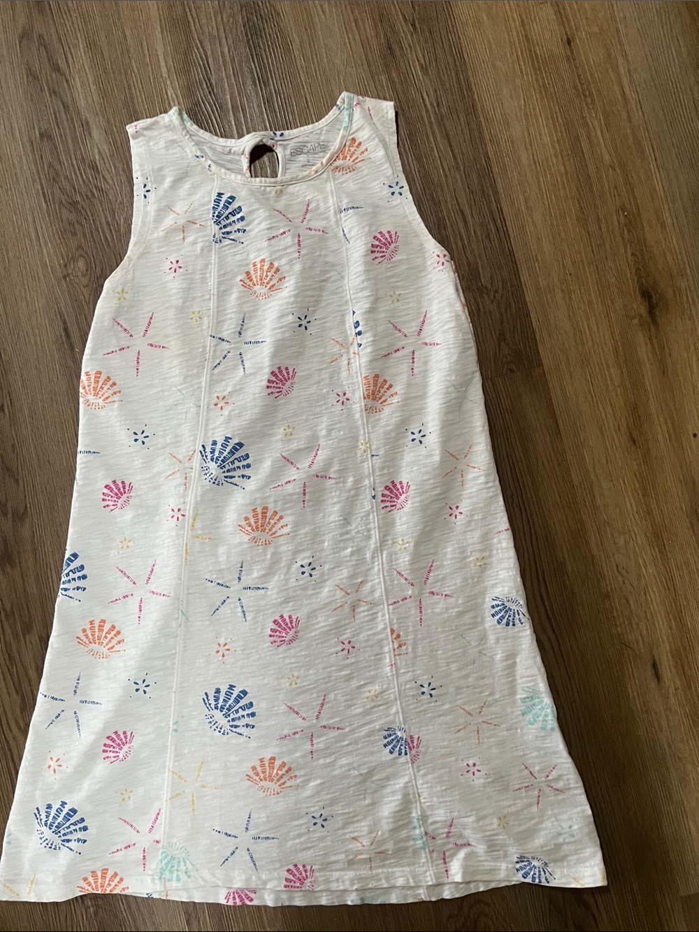 Escape by habitat clothes women Seashell Print Sundress small